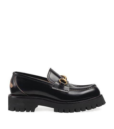 gucci horsebit loafer lug sole|gucci harald platform loafers.